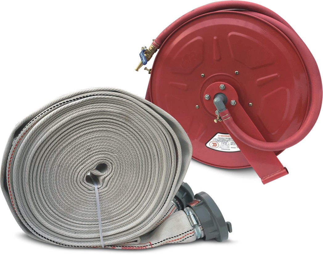 消防水帶、消防軟管卷盤